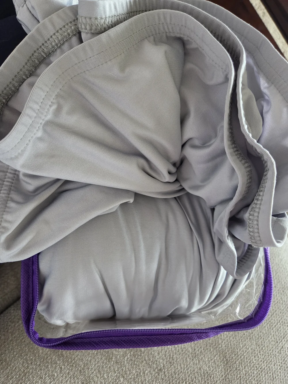 Grey Compression Bed Sheet - Queen